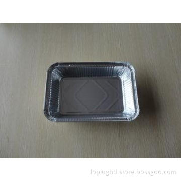 Packing Silver aluminum foil containers with lid for frozen